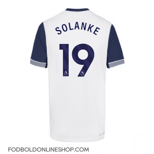 Tottenham Hotspur Dominic Solanke #19 Hjemmebanetrøje 2024-25 Kortærmet